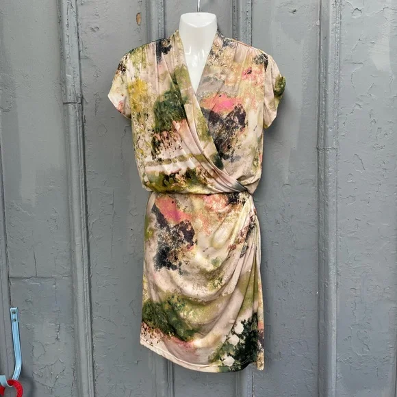 Aidan Mattox Wrap Front dress, size 2 - Picture 1 of 9